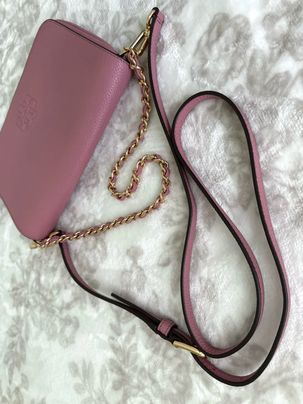 Tory Burch pebbled leather